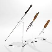 Présentoir plexiglas pour couteaux de 10cm à 20cm - Sum1