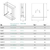 Présentoir plexiglas NUM911- Diamètre de la pièce de 6 à 7 cm 
