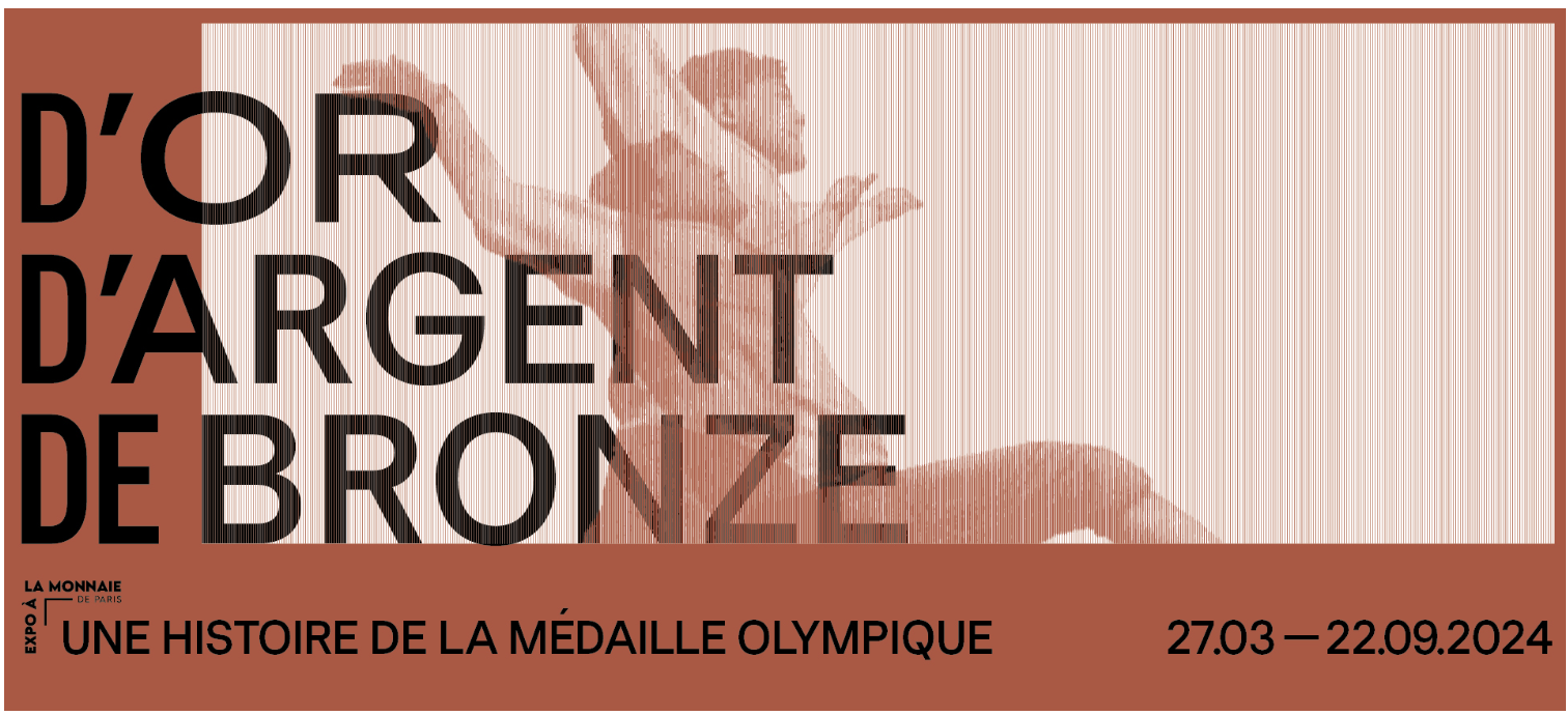 affiche de l'exposition d'or d'argent de bronze monnaie de paris 